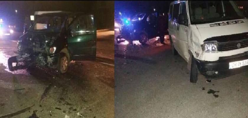 Un copil a ajuns la spital, după ce două microbuze s-au accidentat la Orhei.