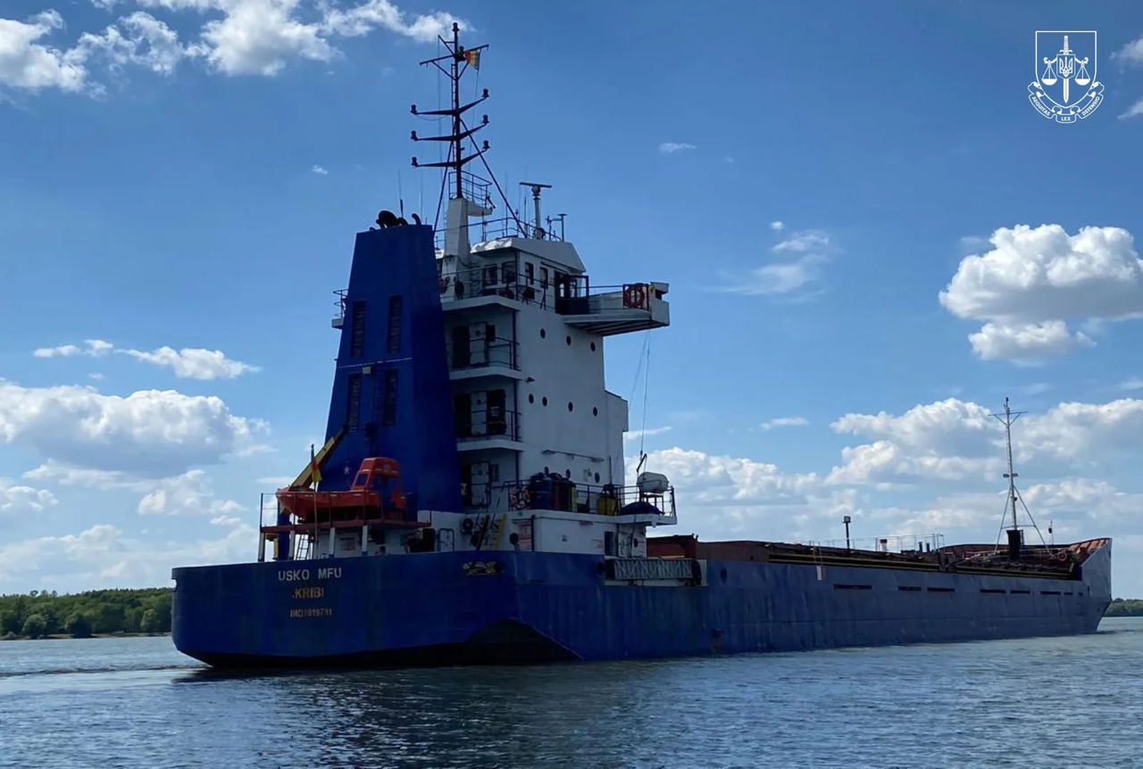 Украина задержала грузовое судно под флагом Камеруна, которое заходило в порт Джурджулешт.