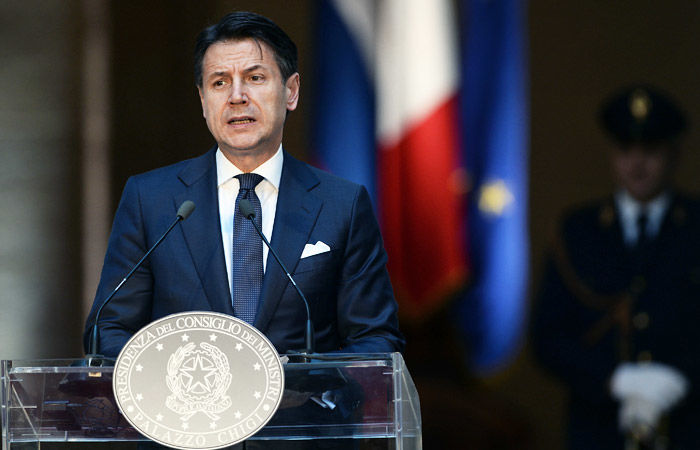 Премьер-министр Италии Джузеппе Конте.