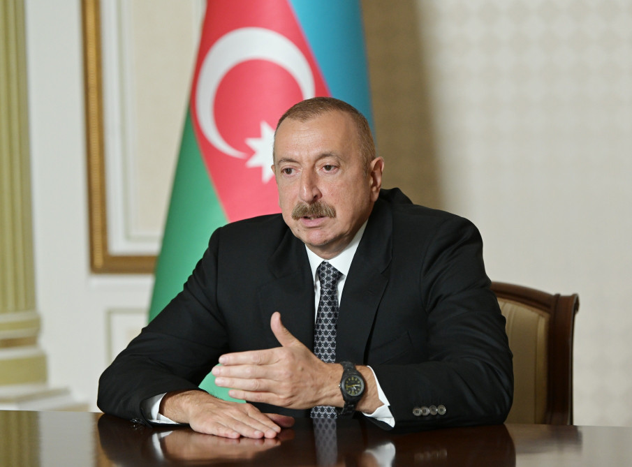 Президент Азербайджана Ильхам Алиев.
