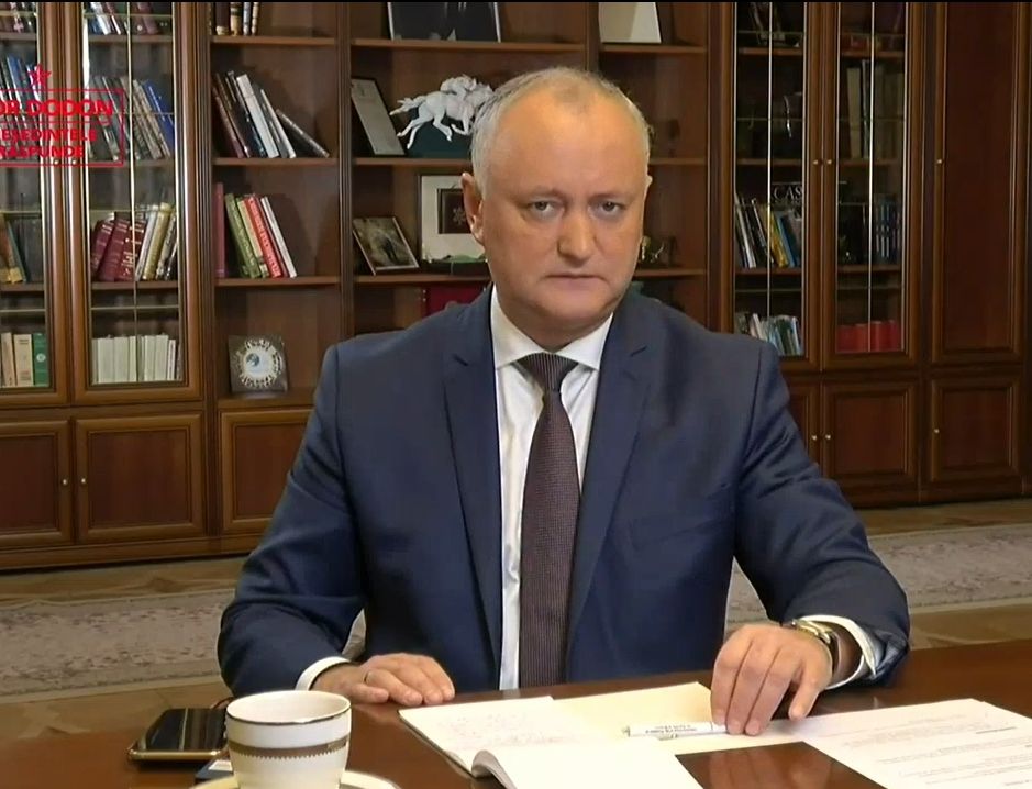 Президент РМ Игорь Додон. 