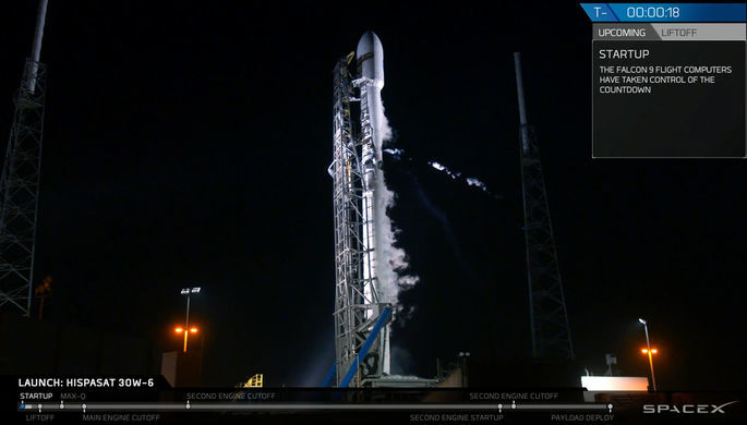 SpaceX отложила запуск нового телескопа. Фото: SpaceX