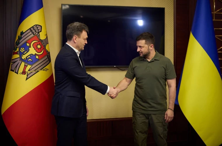 Dorin Recean, decorat de Vladimir Zelenski cu Ordinul Cneazului Iaroslav cel Înțelept.