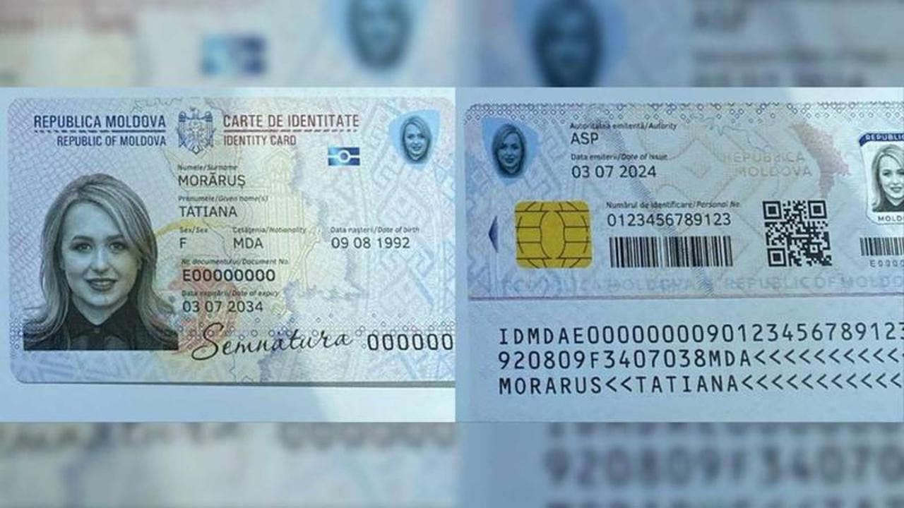 Adresa și patronimicul titularului, eliminate din noile cărți de identitate din R. Moldova.