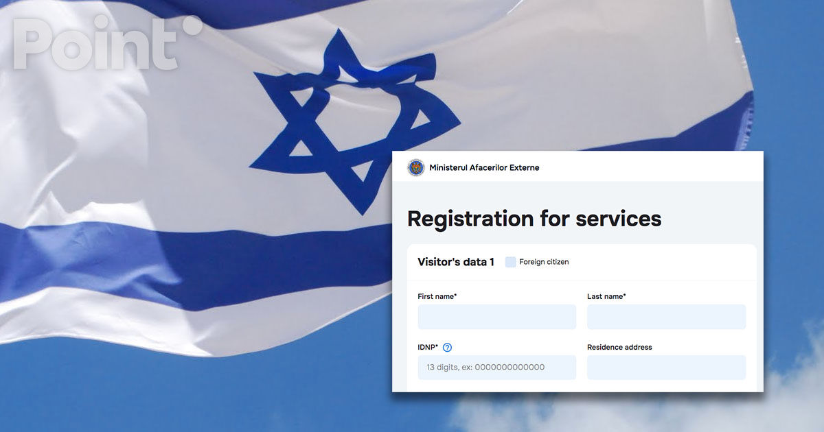 Ambasada Moldovei în Israel: Planificarea serviciilor consulare este posibilă doar online.