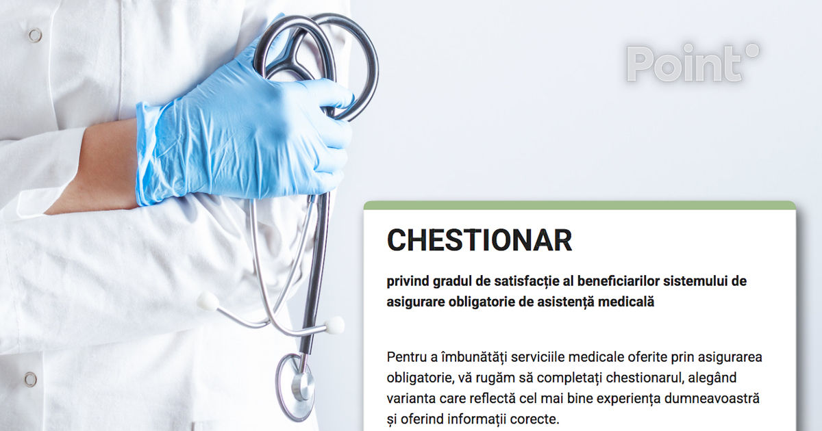 CNAM lansează un sondaj anonim pentru persoanele asigurate.