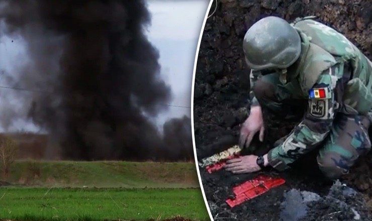 В лесу у села Плоп-Штюбей военнослужащие идентифицировали 24 взрывоопасных предмета.