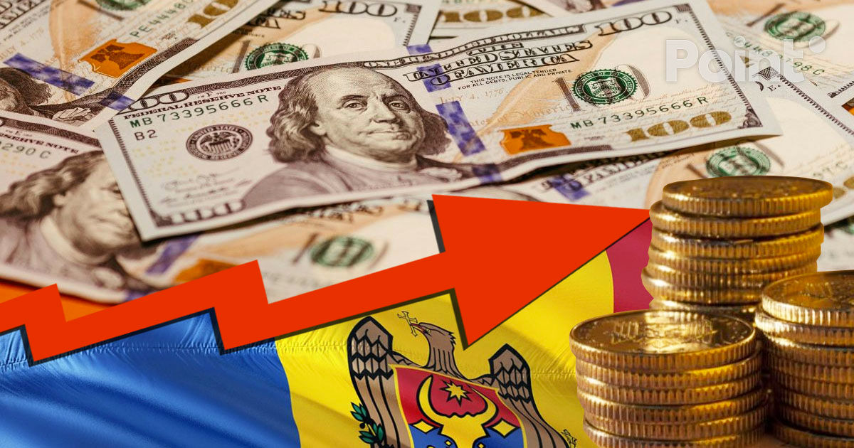 Внешний долг Молдовы вырос на $1,28 млрд за девять месяцев и достиг почти 59% ВВП.