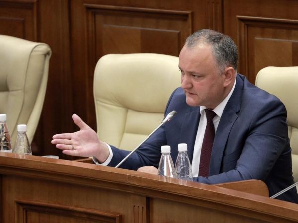 Președintele ales al țării, Igor Dodon.