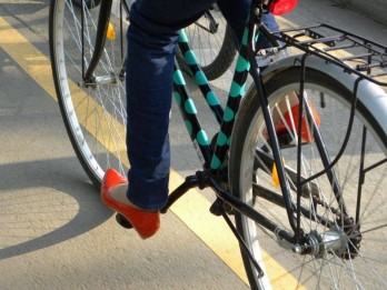 Primarul a mentionat ca isi doreste ca bicicleta sa devina in viitorul apropiat un transport public. Foto: unimedia.info