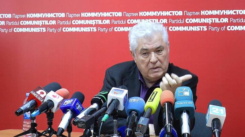 Председатель партии коммунистов Владимир Воронин.