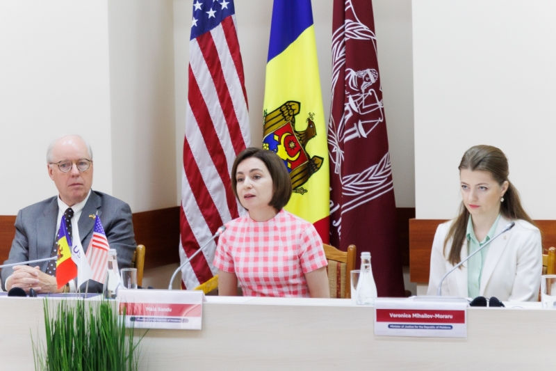 Санду заявила, что вступление Молдовы в ЕС зависит от успеха судебной реформы.