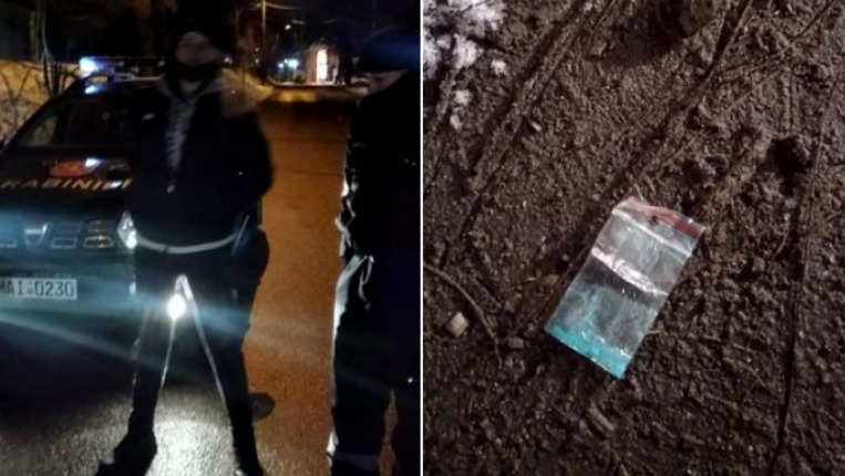 Карабинеры задержали мужчин, пытавшихся во время проверки выкинуть наркотики.