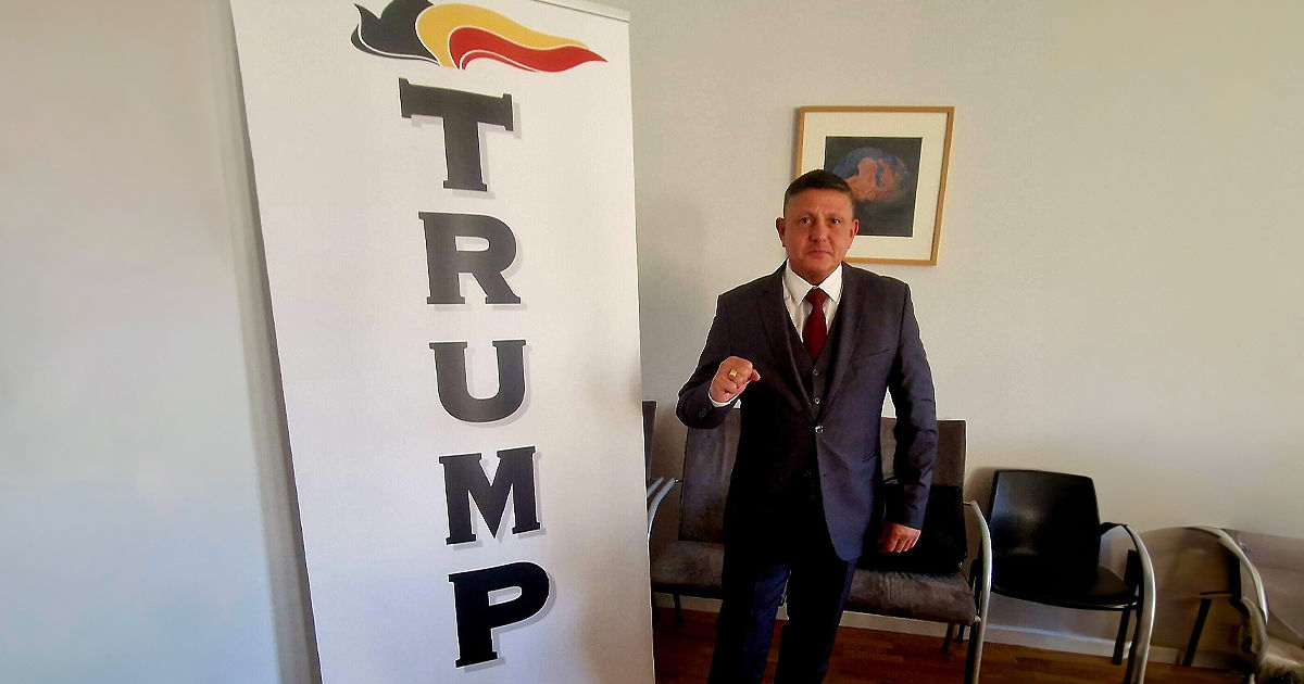 Un partid politic cu numele TRUMP, creat în Belgia.