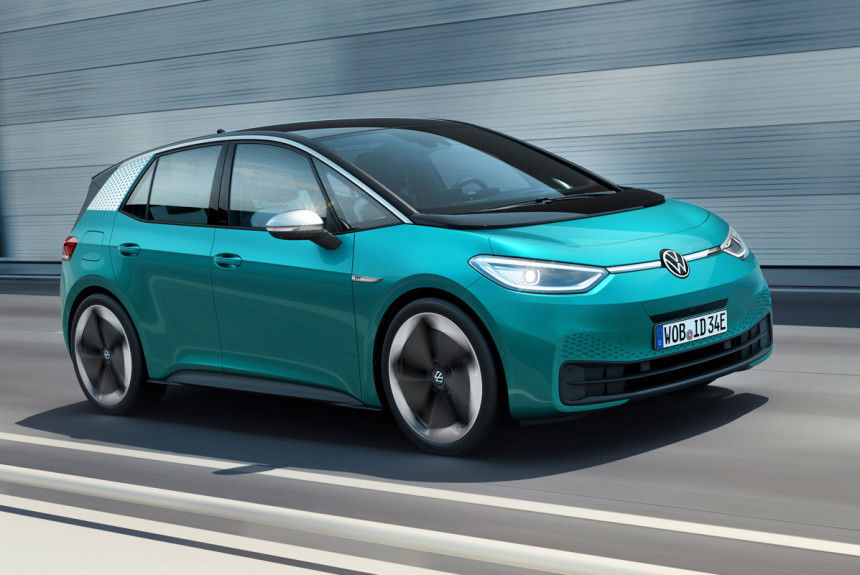 Volkswagen начал выпуск электромобилей ID.3.