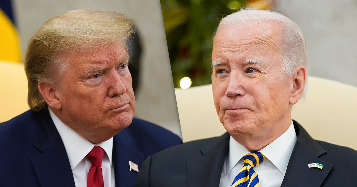 Байден пригласил Трампа сыграть в гольф: Дам тебе фору в три удара. Коллаж: Point.md
