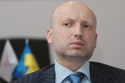 Свою подпись под договором поставит исполняющий обязанности президента Александр Турчинов.Фото: Григорий Василенко / РИА Новости