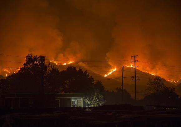 Iadul din California. Zeci de cai au pierit în flăcări. Foto: digi24.ro