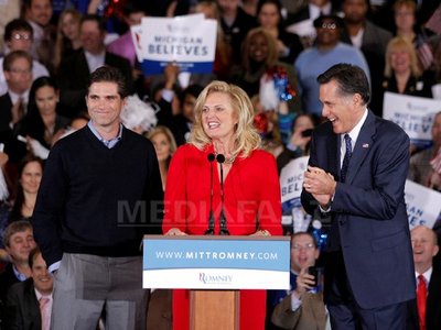 Tagg, Ann şi Mitt Romney (Imagine: AFP / MediafaxFoto)