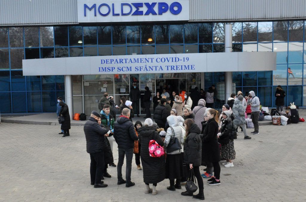 Мэрия: за время кризиса на Украине центр размещения беженцев Moldexpo не получил денег от правительства.