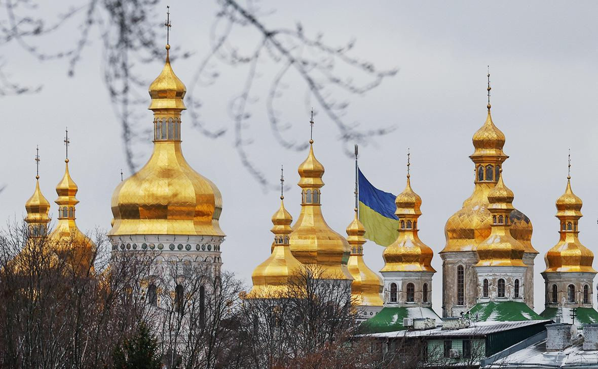 Structurile de la Lavra Peșterilor din Kiev, avariate pentru prima dată de la al Doilea Război Mondial.