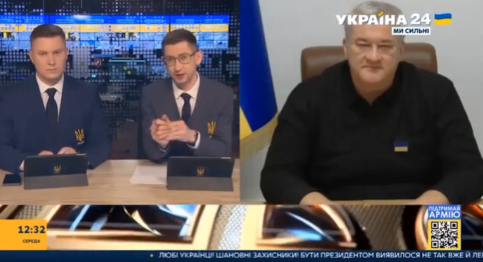Зеленский опроверг сообщения о капитуляции, вышедшее в эфир "Украина 24".