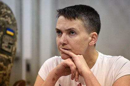 Голодающая Савченко пожаловалась на частичную потерю слуха и зрения.