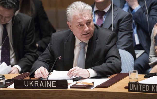 Постоянный представитель Украины в ООН Владимир Ельченко.