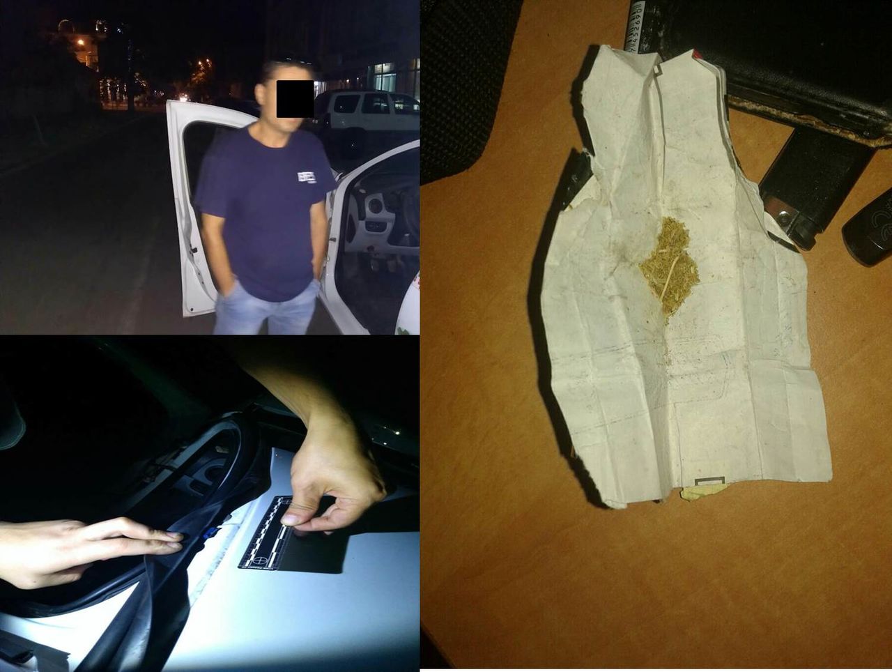 Bărbaţi dubioşi, reținuţi în Capitală. Descoperirea polițiștilor. Foto: politiacapitalei.md