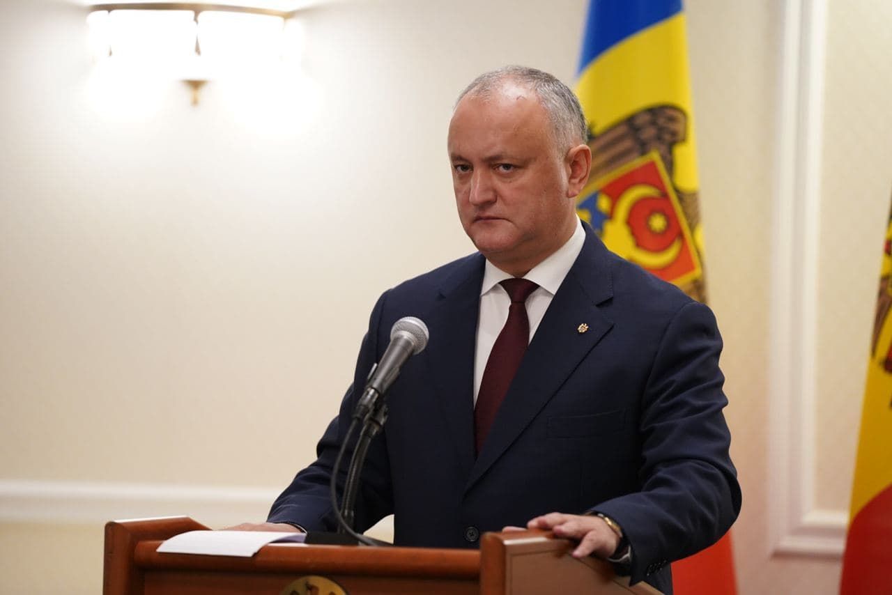 Президент РМ Игорь Додон. 