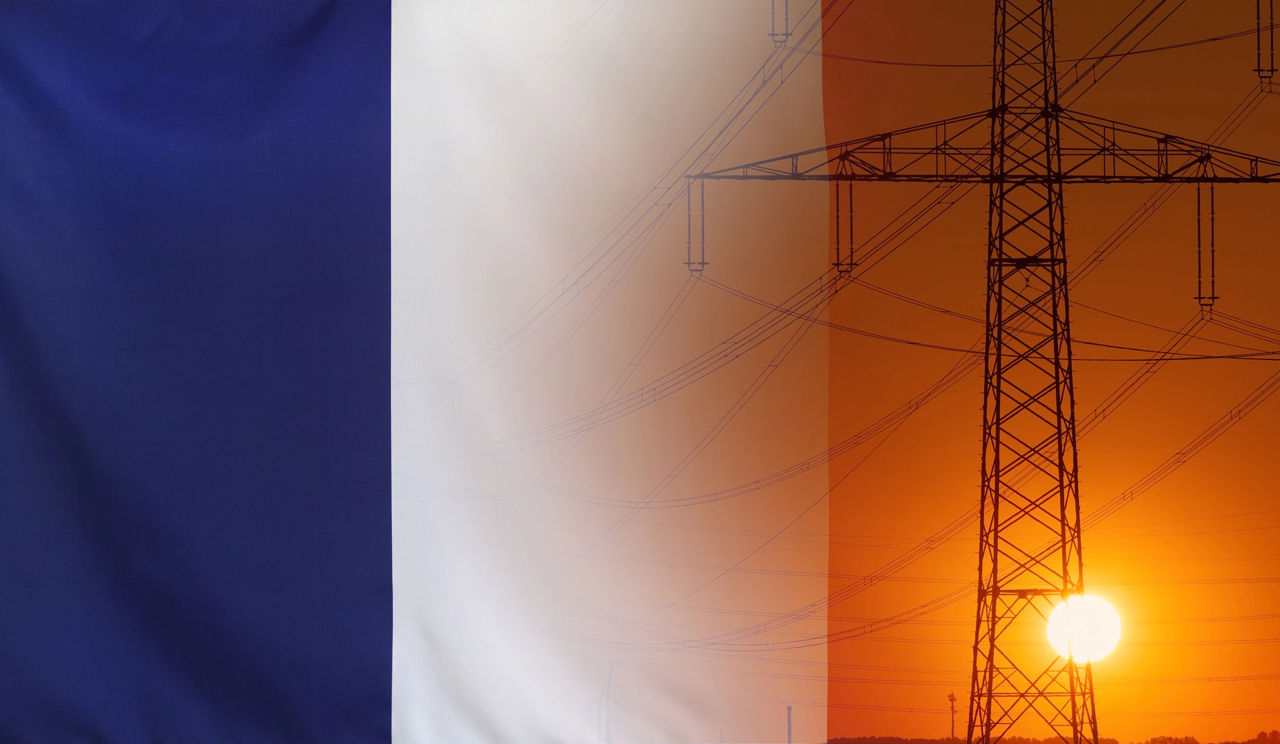 Costul energiei electrice în Franța a scăzut temporar la zero.