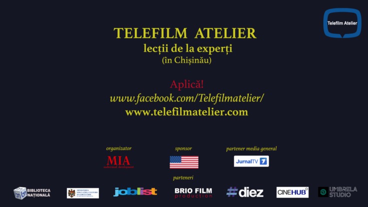 Telefilm Atelier: Curs de Scenaristică TV &amp; Film la Chișinău