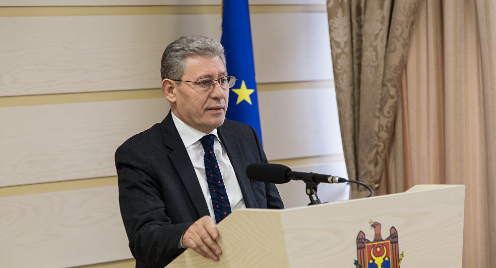 Candidatul Partidului Liberal (PL) pentru funcția de președinte al R. Moldova, Mihai Ghimpu. Foto: sputnik.md