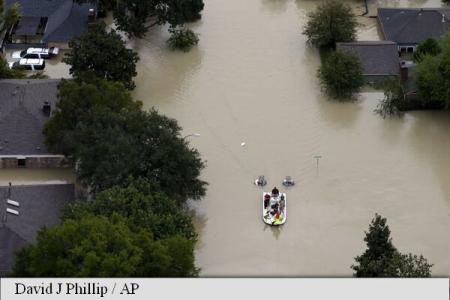 SUA: Record de precipitații. Ordin de evacuare în Houston. Foto: Agerpres