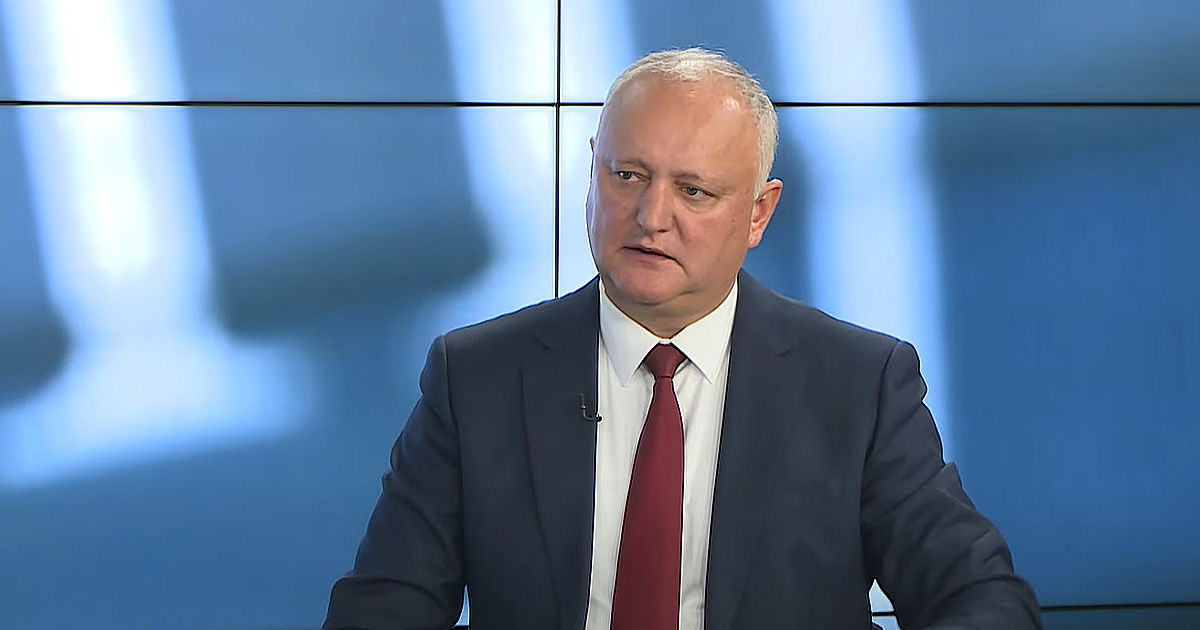 Dodon: Oamenii vor gaz ieftin, nu interesele SUA și UE.
