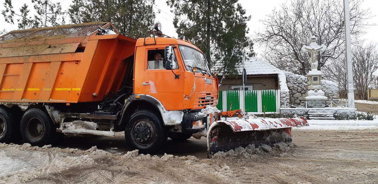 Комуну Жора де Мижлок полностью очистили от снега.