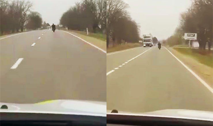 В Каушанах мужчина пытался скрыться от полиции на украденном мотоцикле.