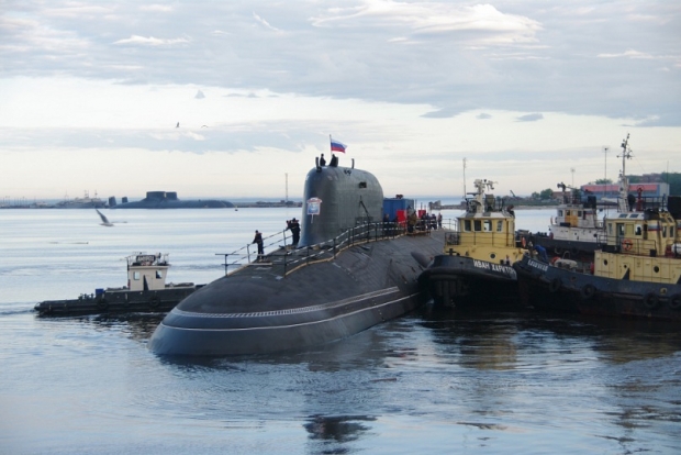 АПЛ "Северодвинск" спроектирована морским бюро машиностроения "Малахит" в Санкт-Петербурге.
