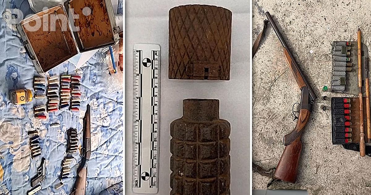 Percheziții la 12 persoane din sudul țării: Polițiștii au ridicate cartușe, arme și grenade.
