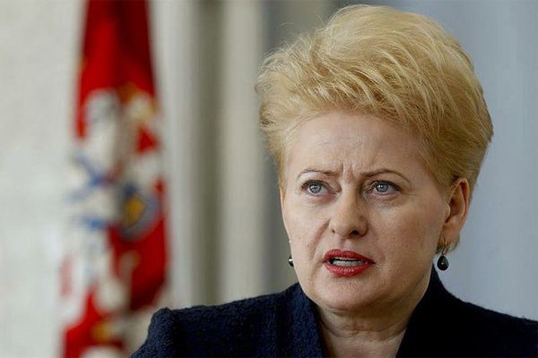 Президент Литвы Дали Грибаускайте.