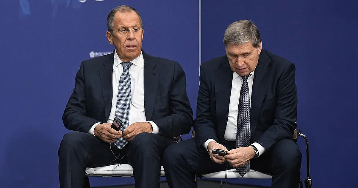 Россию на переговорах с США будут представлять Лавров и Ушаков.