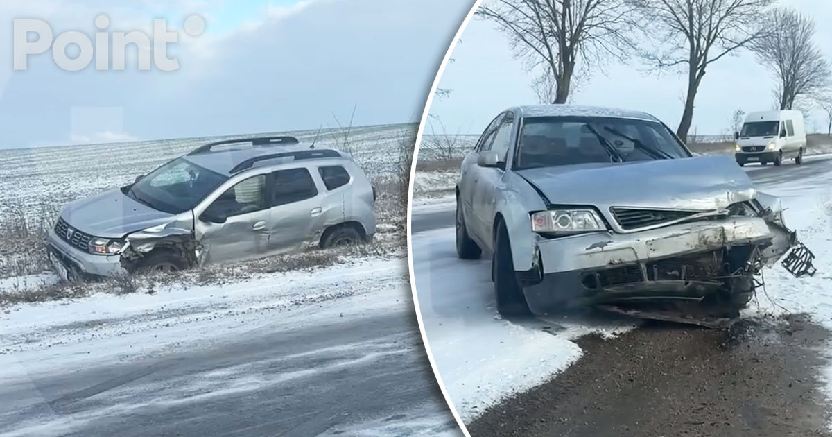Accident pe traseul Bălți-Florești: Două automobile s-au tamponat.