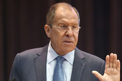 Министр иностранных дел России Сергей Лавров. 