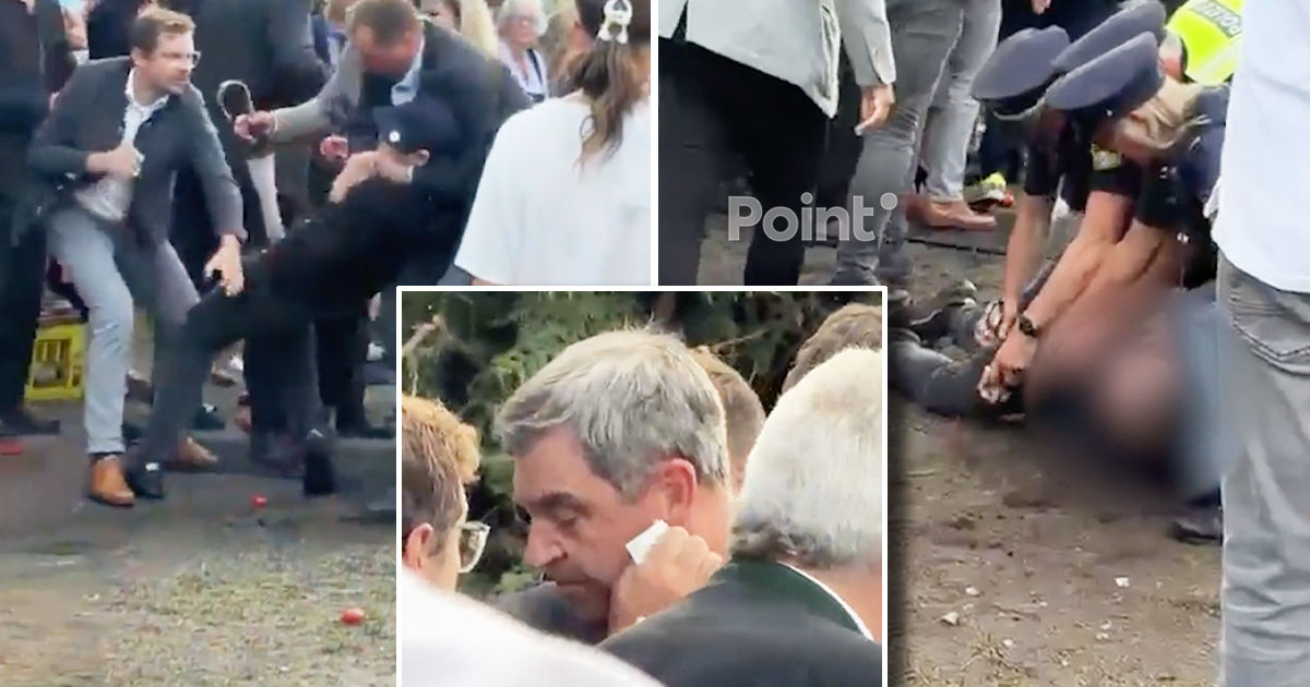 В Германии задержали мужчину, бросившего помидор в премьер-министра Баварии.