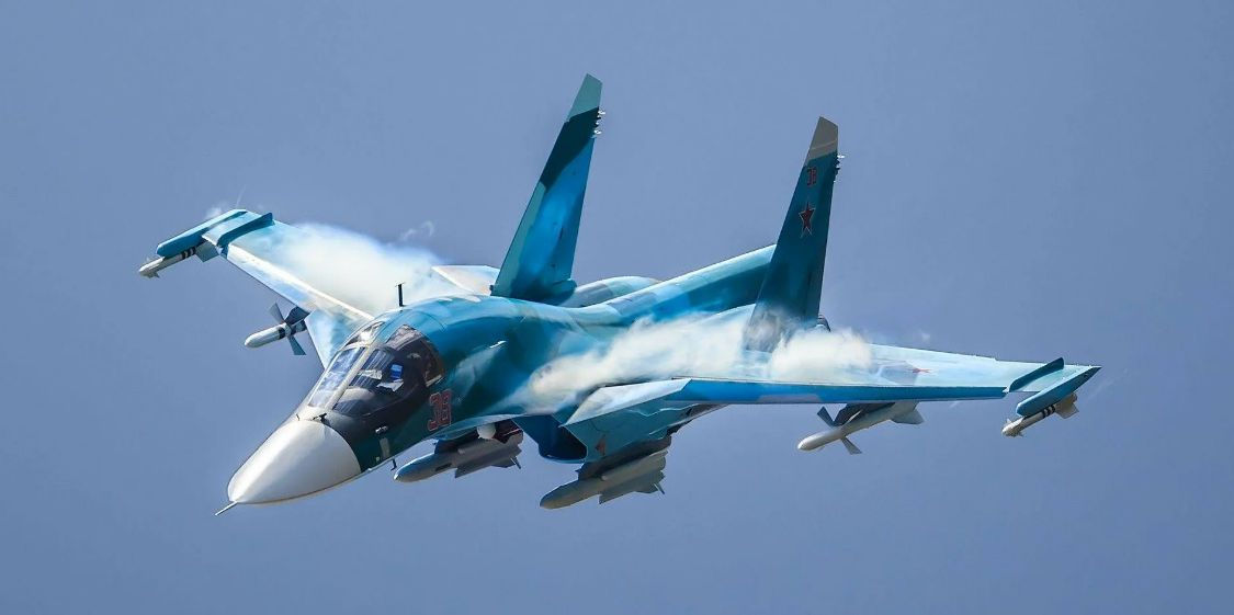 В Брянской области разбился самолет Су-34
