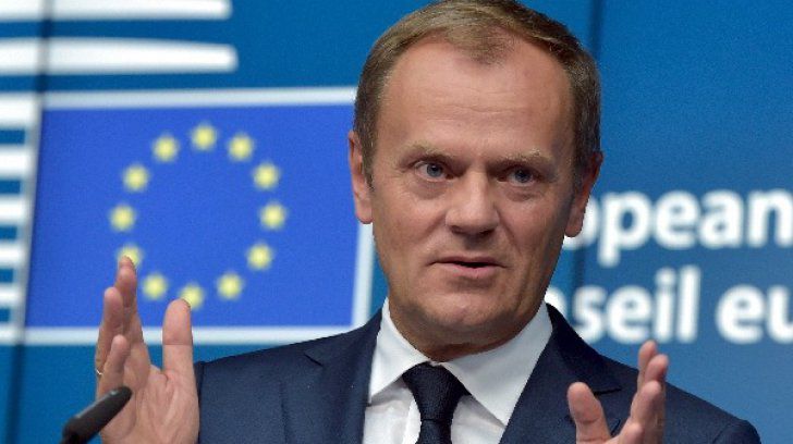 Preşedintele Consiliul European, Donald Tusk.
