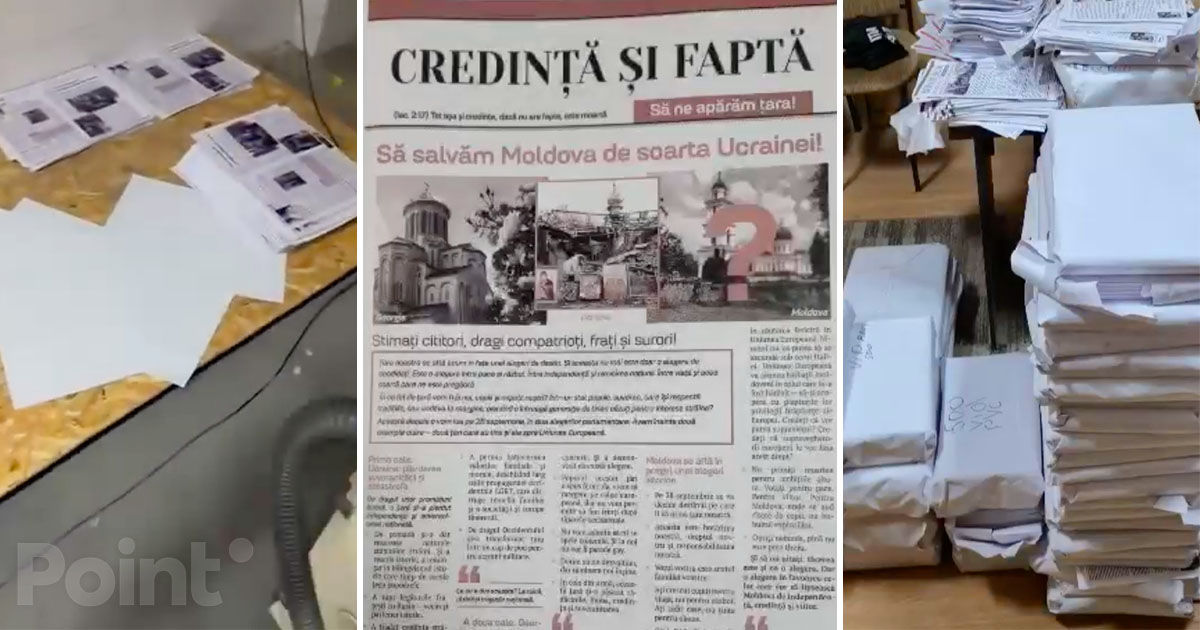 В церкви в Хынчештах нашли подпольную типографию: печатали агитационные материалы.