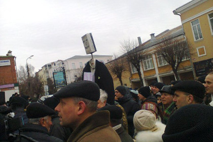 Протесты в Виннице. Фото: vinnitsa.info