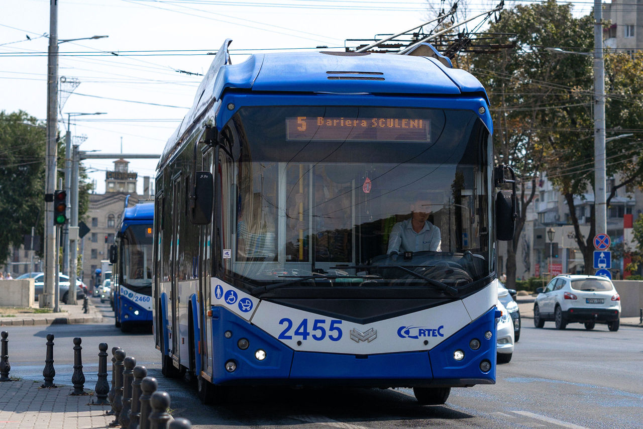 Проезд в троллейбусах Кишинева за несколько лет подорожал более чем втрое.