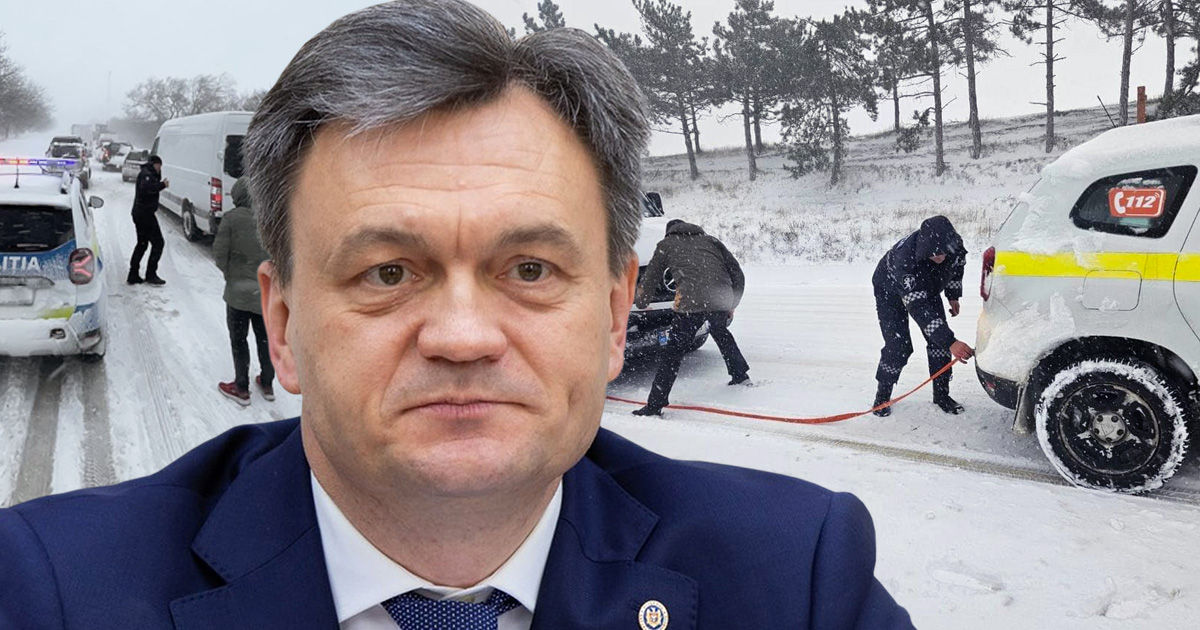 Дорин Речан направил благодарственное послание ликвидаторам последствий стихии. Коллаж Point.md.